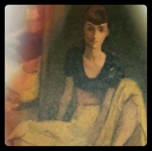 Original Moses Soyer   Dancer at rest - numbered